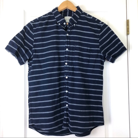 American Eagle Outfitters Other - American Eagle Blue Short Sleeve Button Down